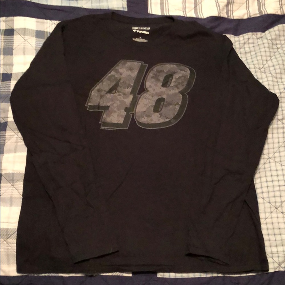 Jimmie Johnson #48 Camouflage Long Sleeve Tee